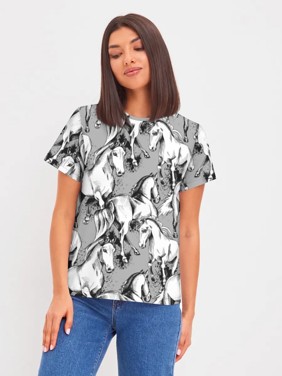 Women's basic cotton T-shirt