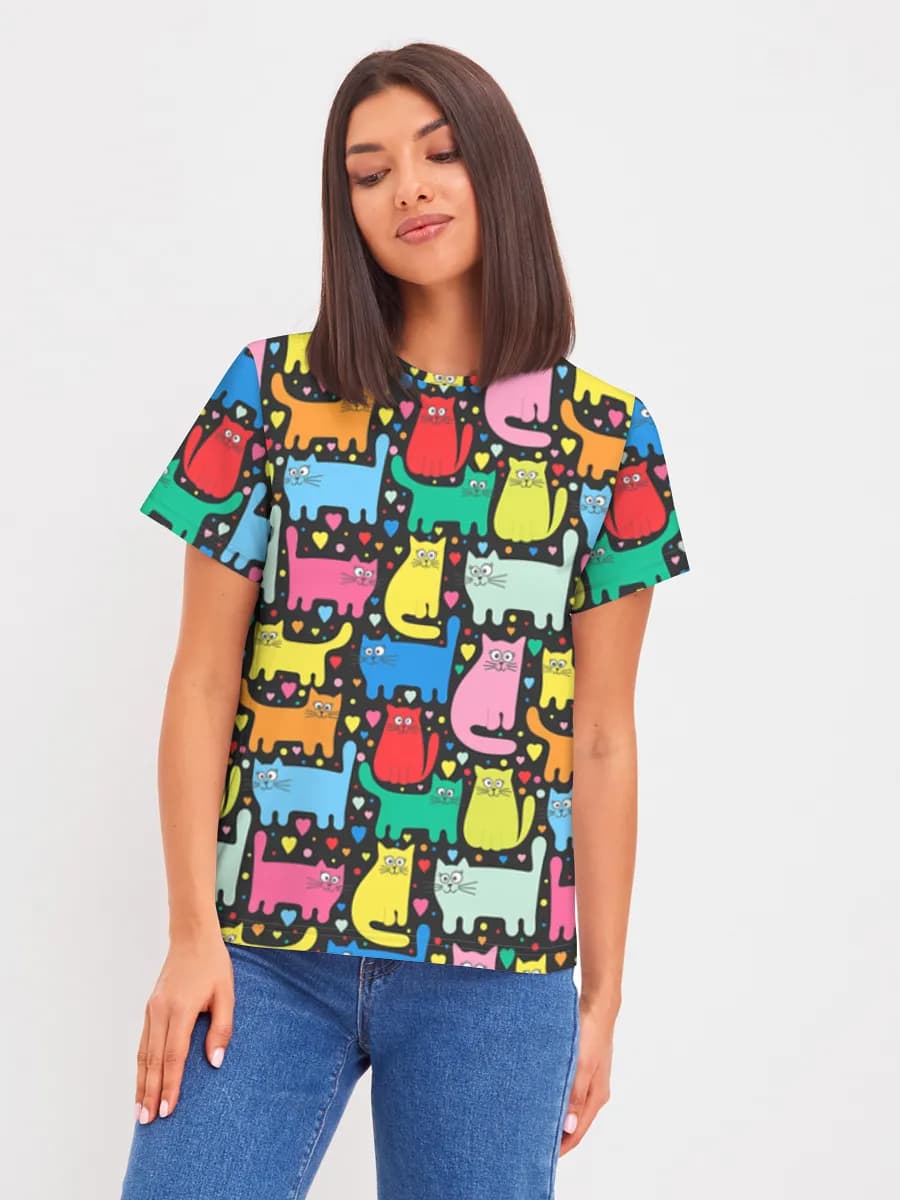 Women's basic cotton T-shirt