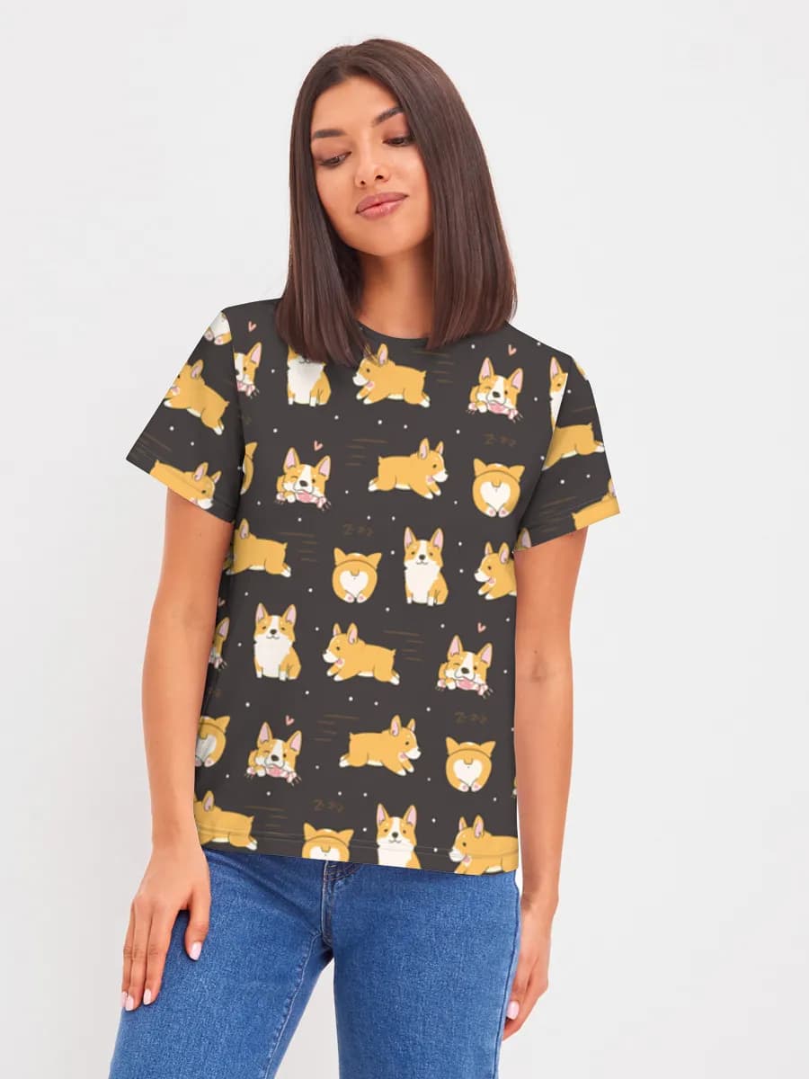 Women's basic cotton T-shirt
