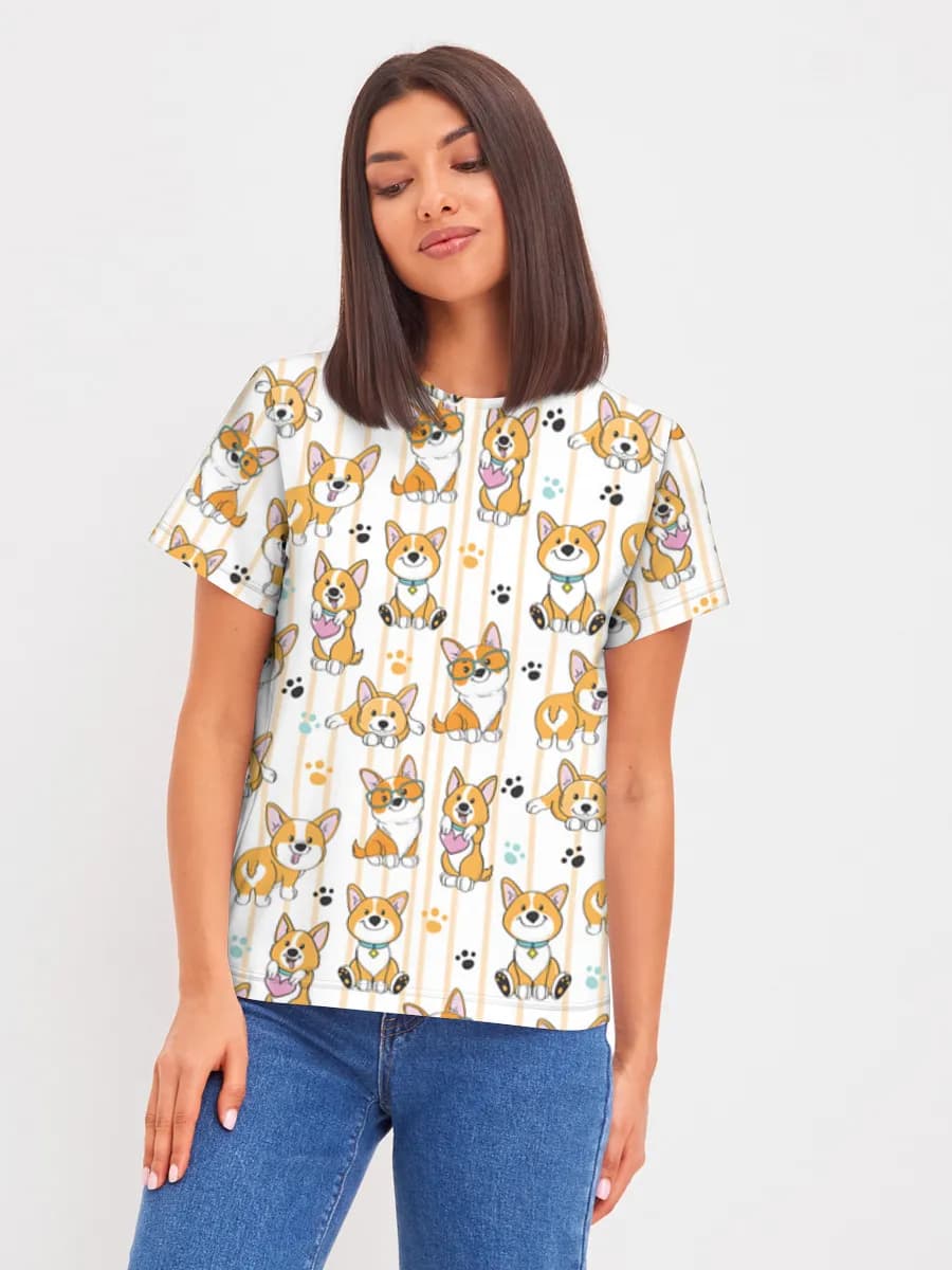Women's basic cotton T-shirt