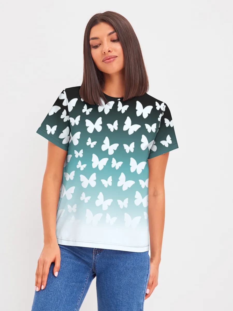 Butterfly Silhouette Gradient