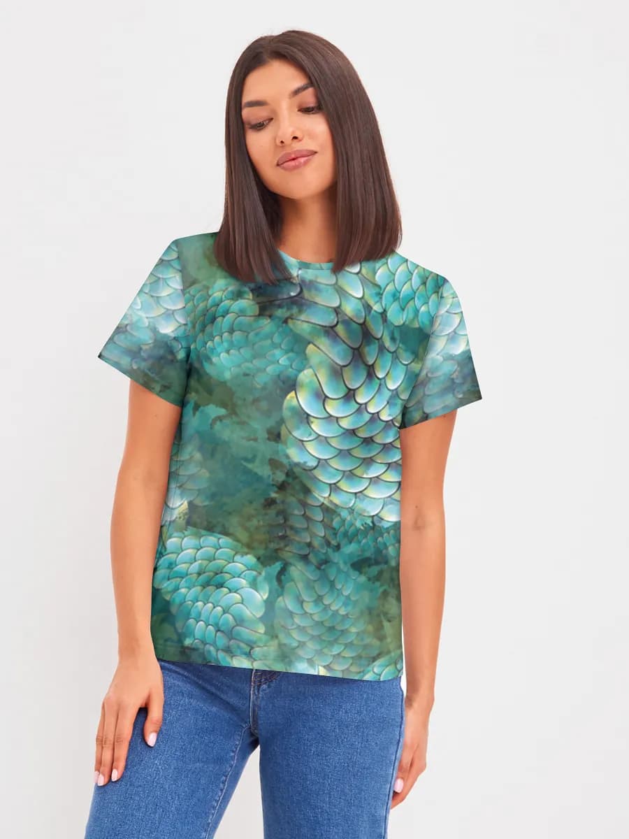 Women's basic cotton T-shirt