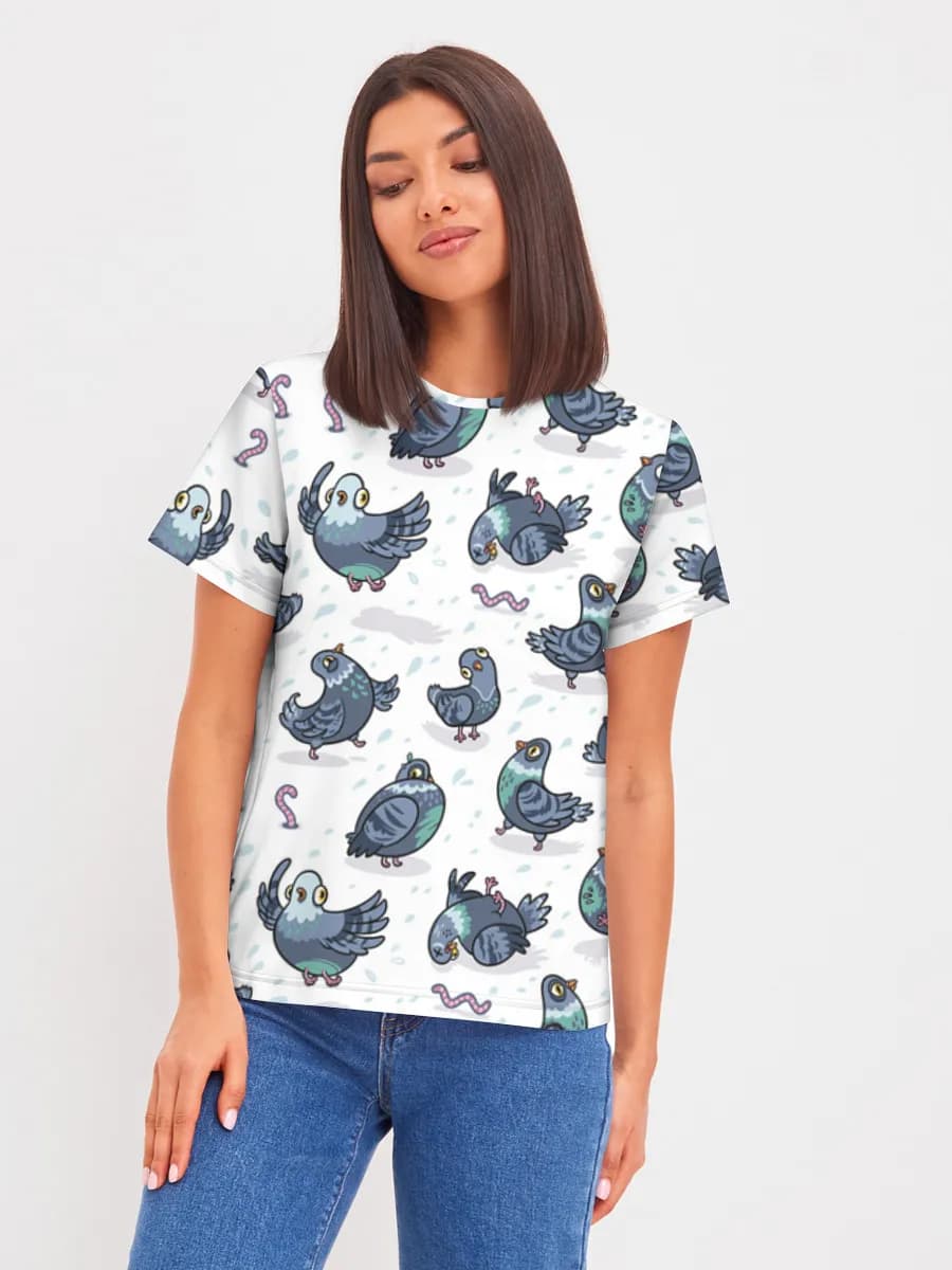 Women's basic cotton T-shirt