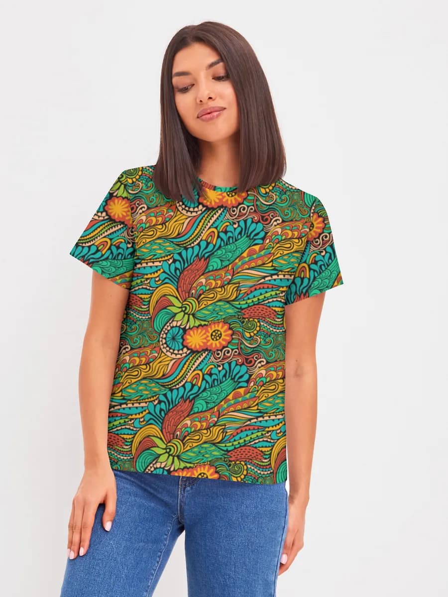 Women's basic cotton T-shirt
