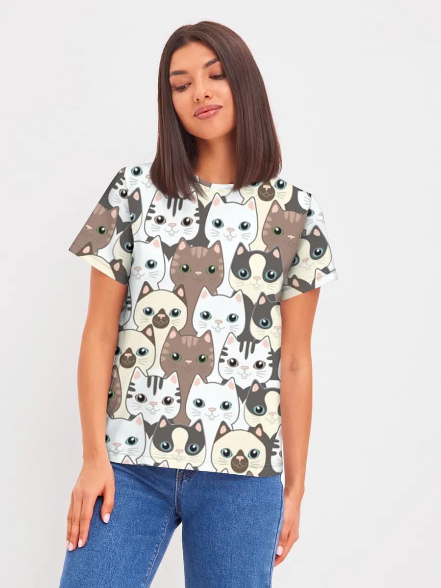 Women's basic cotton T-shirt