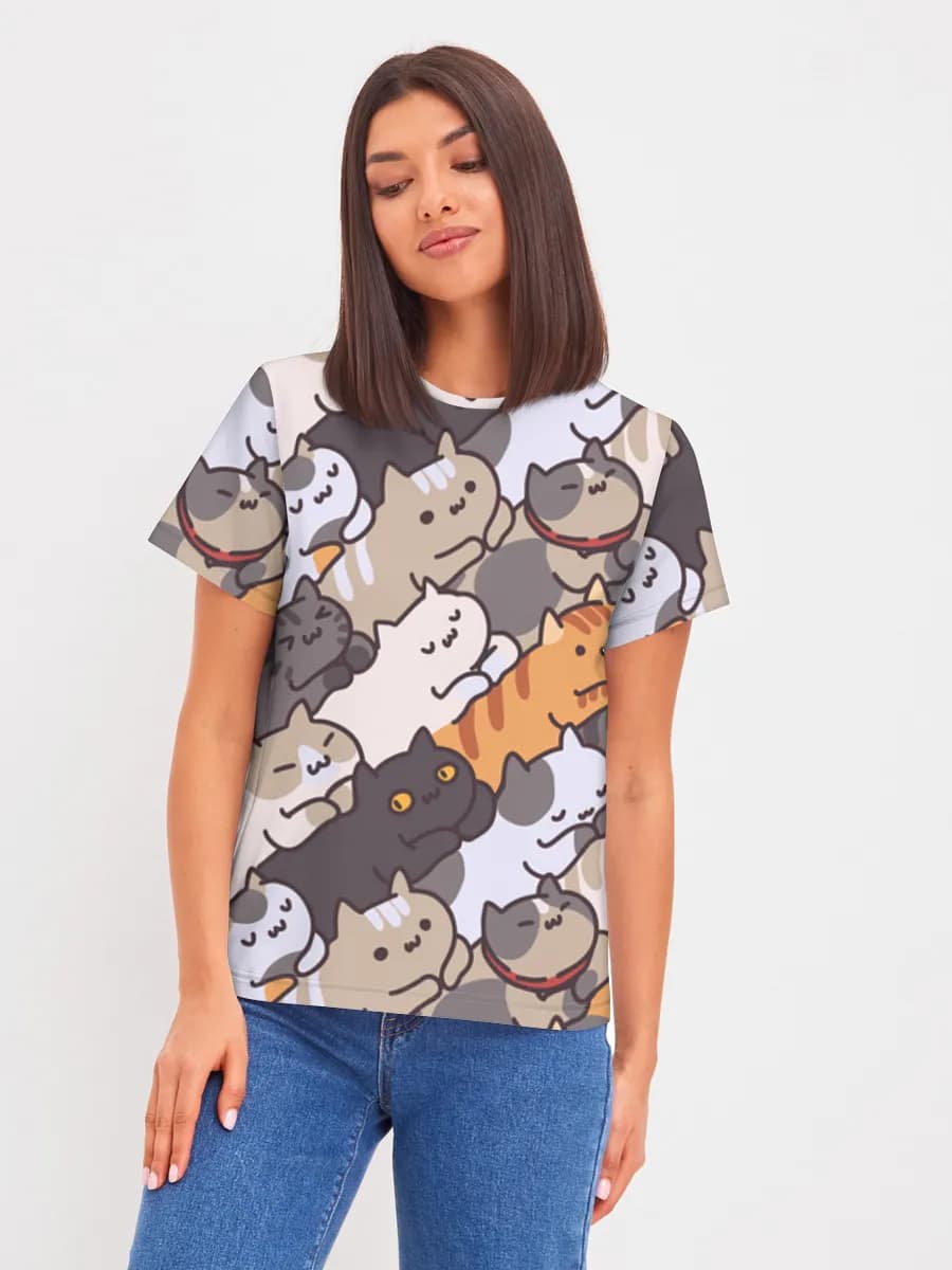 Women's basic cotton T-shirt