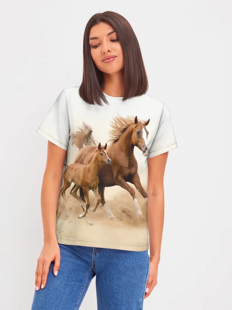Women's basic cotton T-shirt