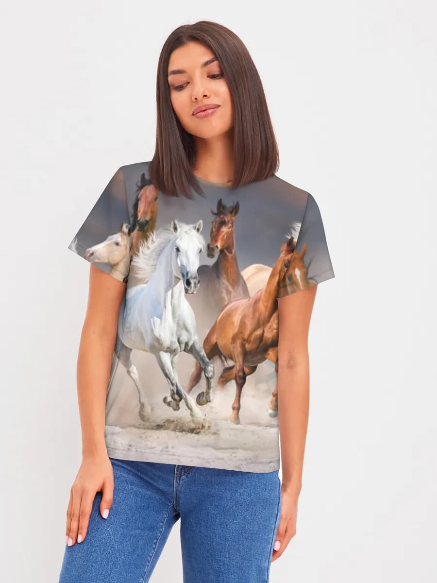 Women's basic cotton T-shirt