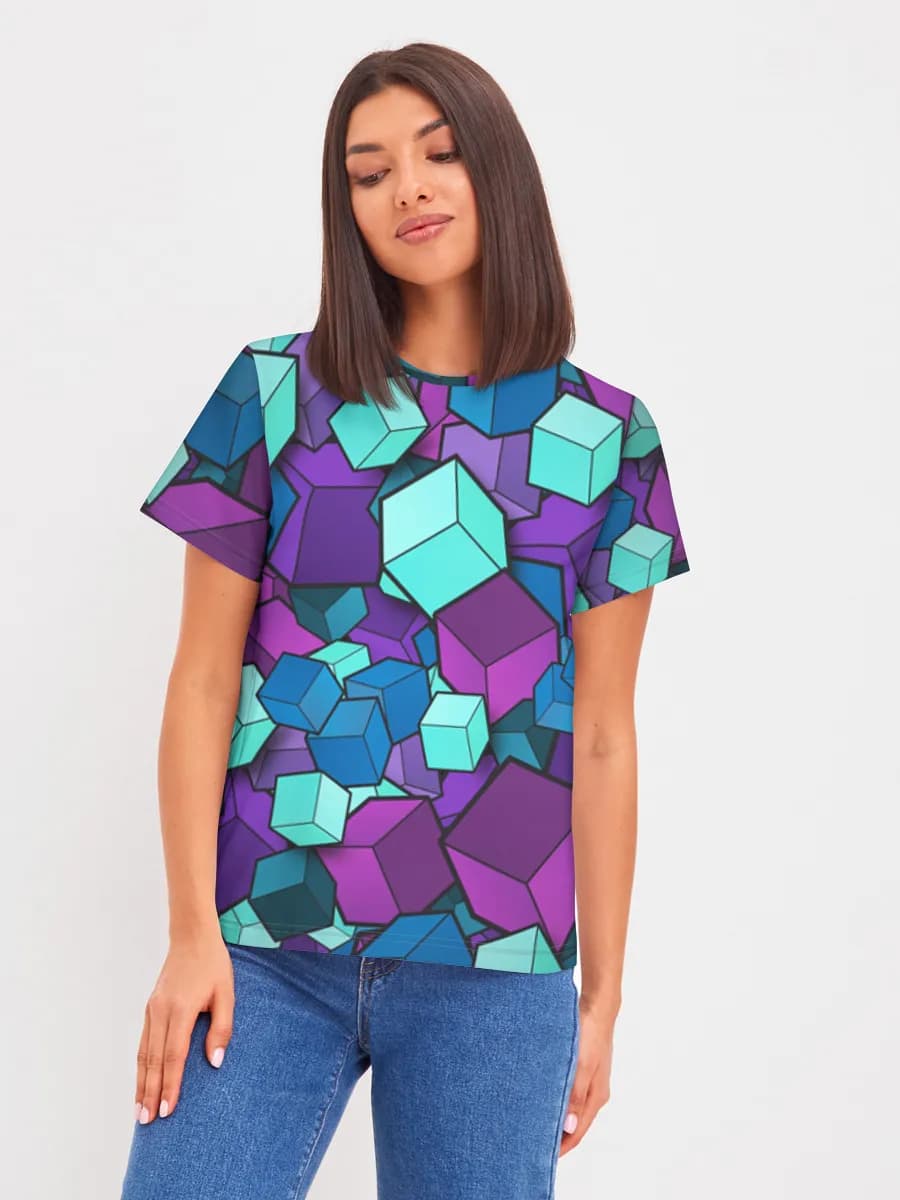 Women's basic cotton T-shirt