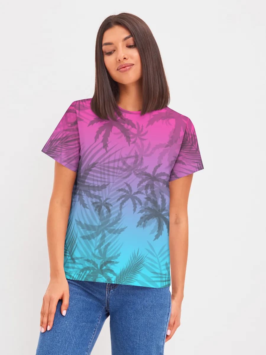 Women's basic cotton T-shirt