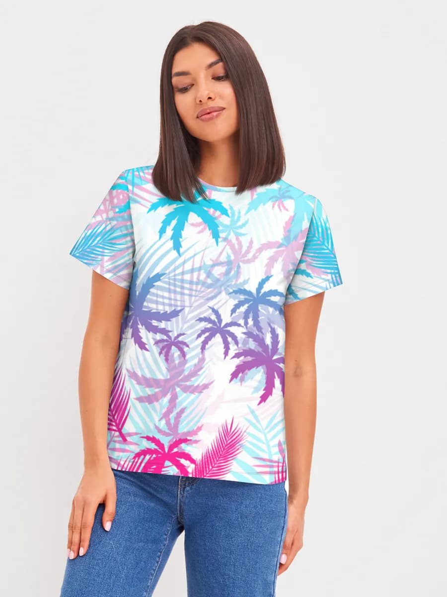 Women's basic cotton T-shirt