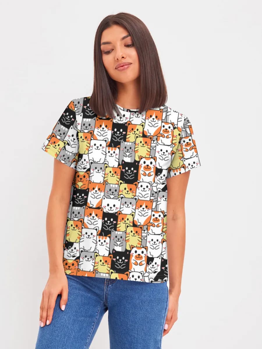 Women's basic cotton T-shirt