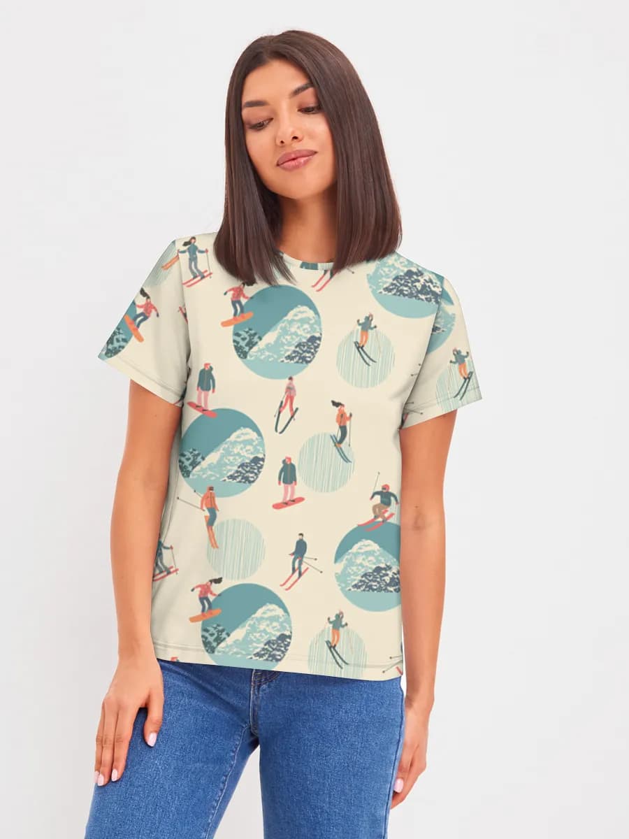 Women's basic cotton T-shirt