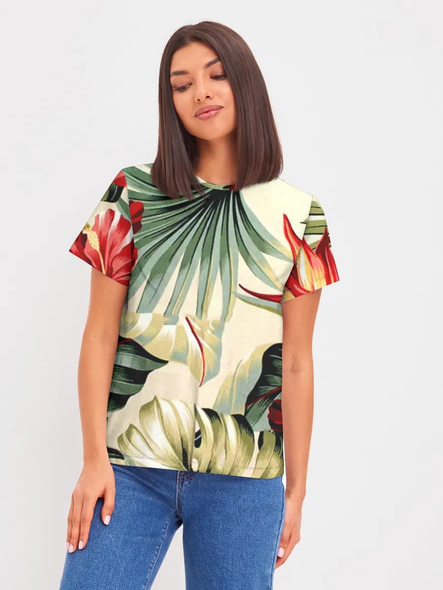 Women's basic cotton T-shirt