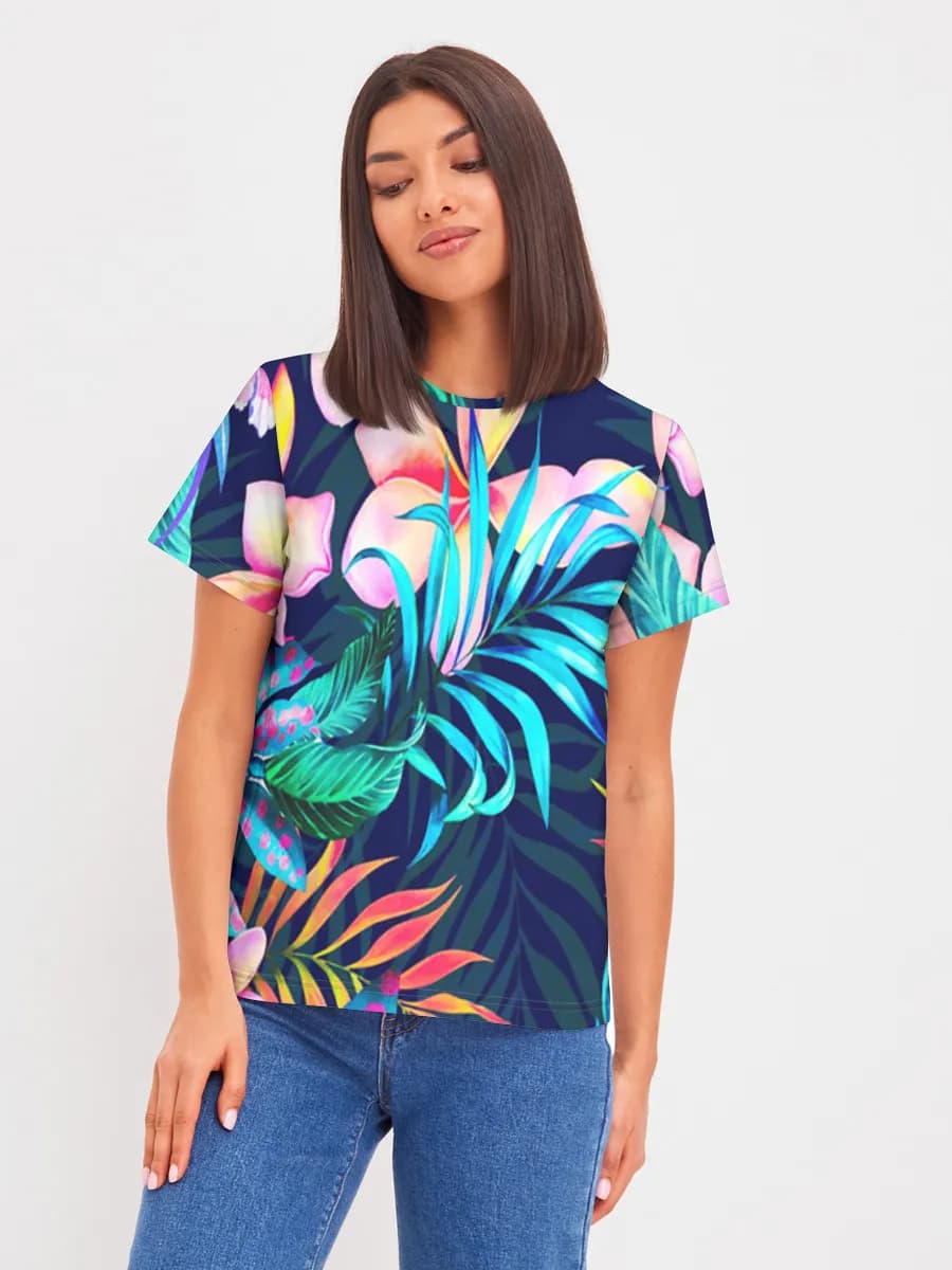 Women's basic cotton T-shirt