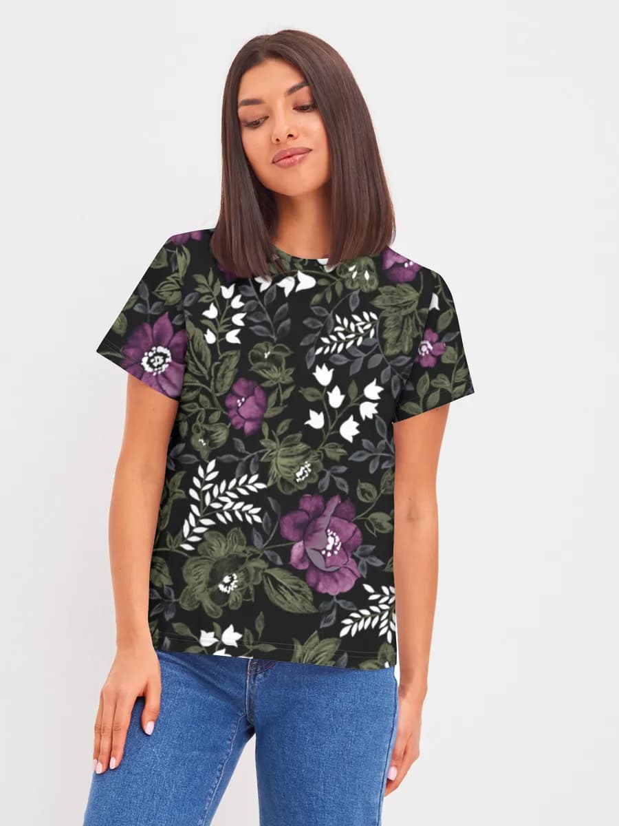 Women's basic cotton T-shirt