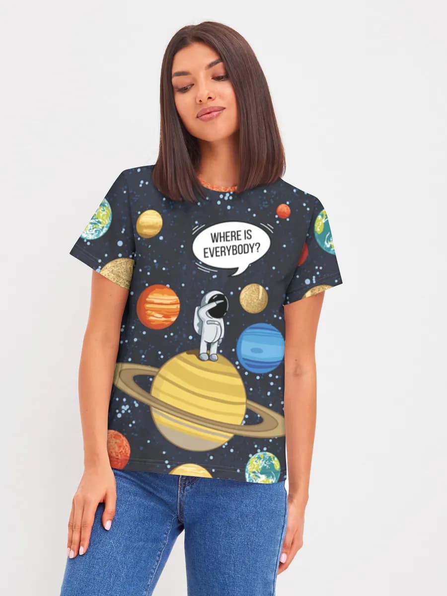 Women's basic cotton T-shirt