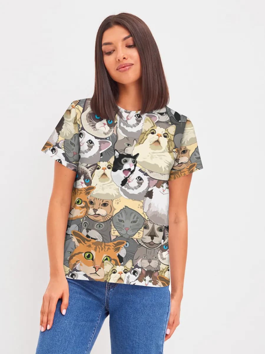 Women's basic cotton T-shirt