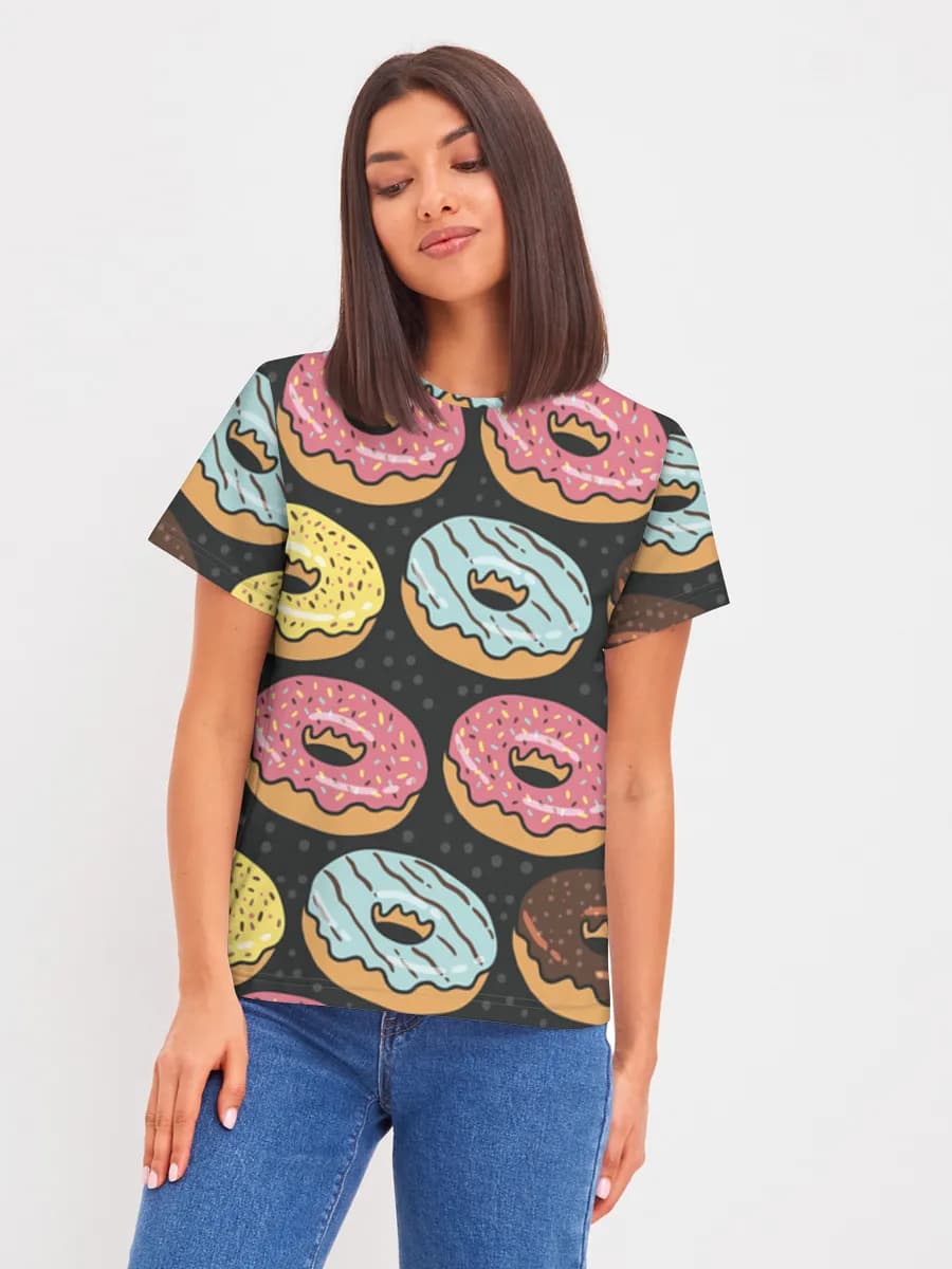 Women's basic cotton T-shirt