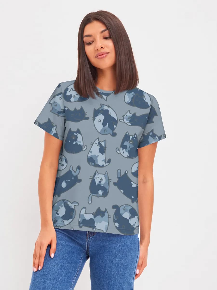 Women's basic cotton T-shirt