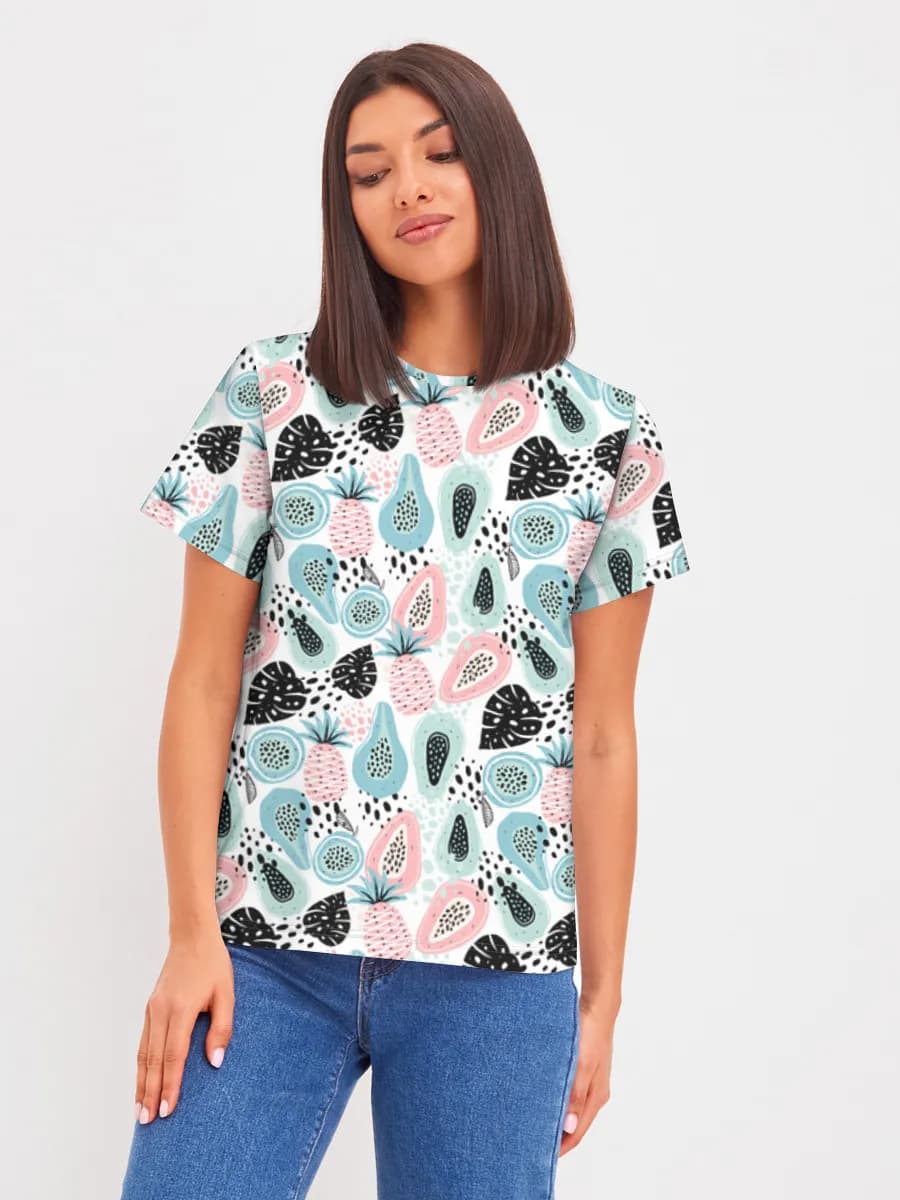 Women's basic cotton T-shirt