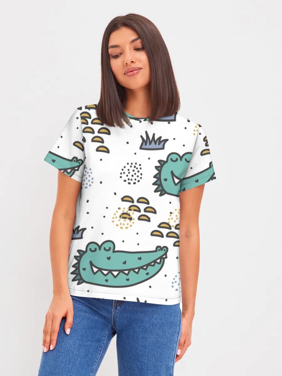 Women's basic cotton T-shirt