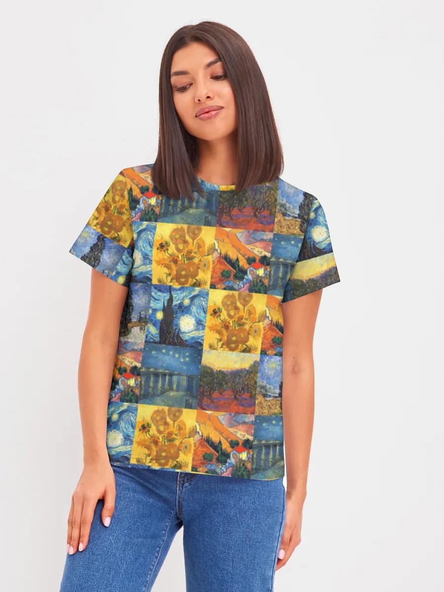 Women's basic cotton T-shirt