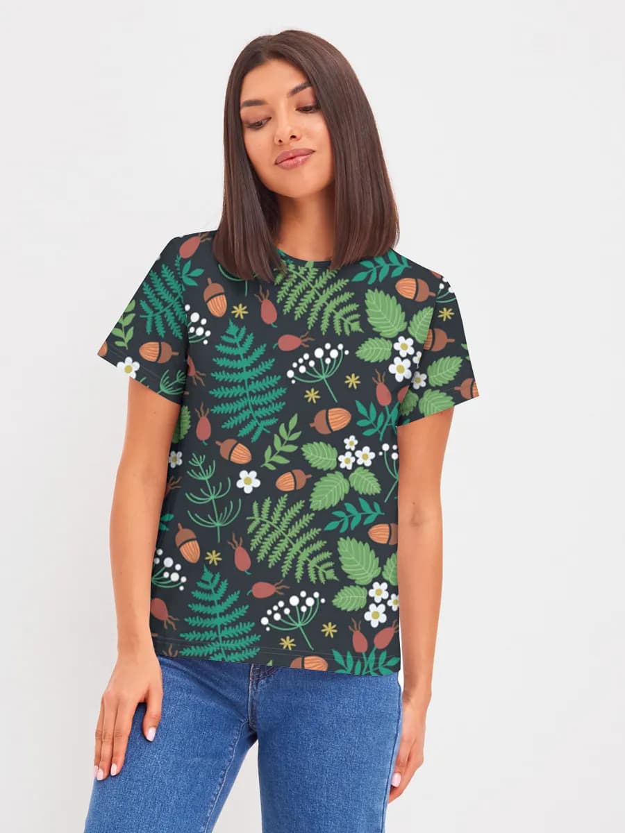 Women's basic cotton T-shirt