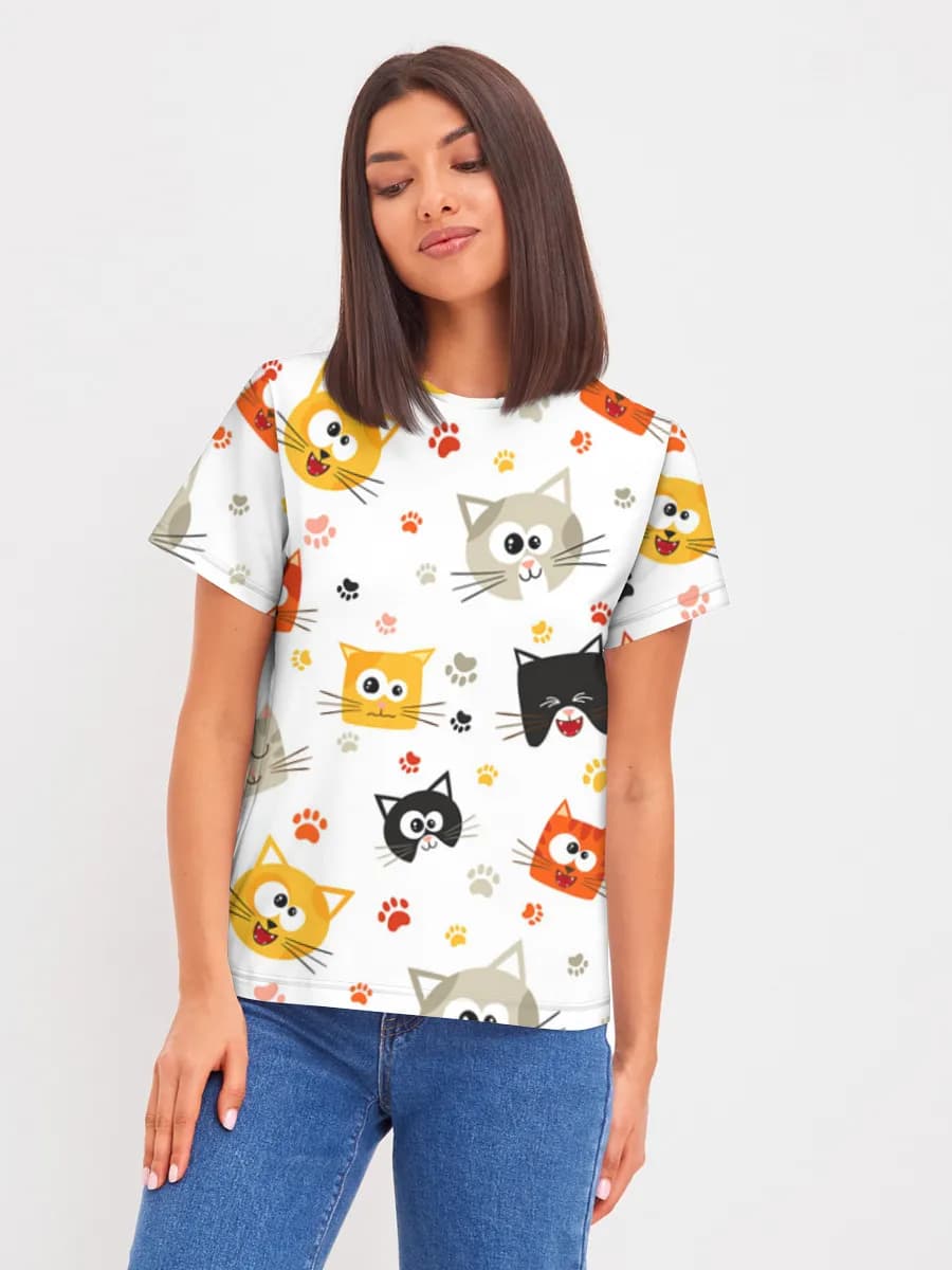 Women's basic cotton T-shirt
