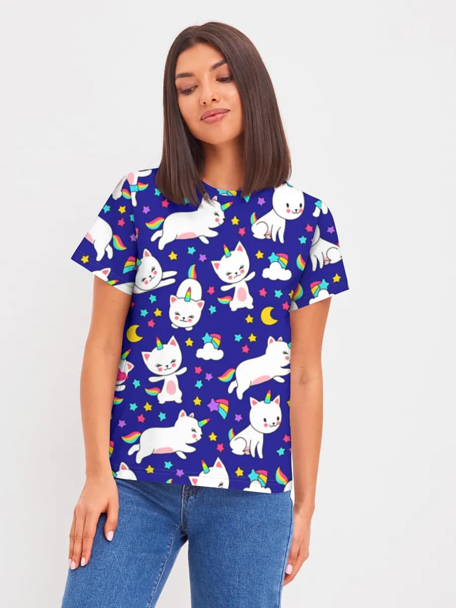Women's basic cotton T-shirt
