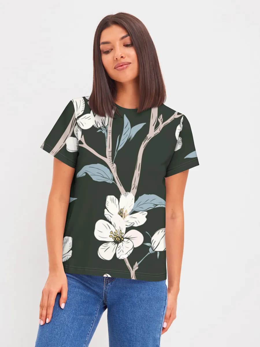 Women's basic cotton T-shirt