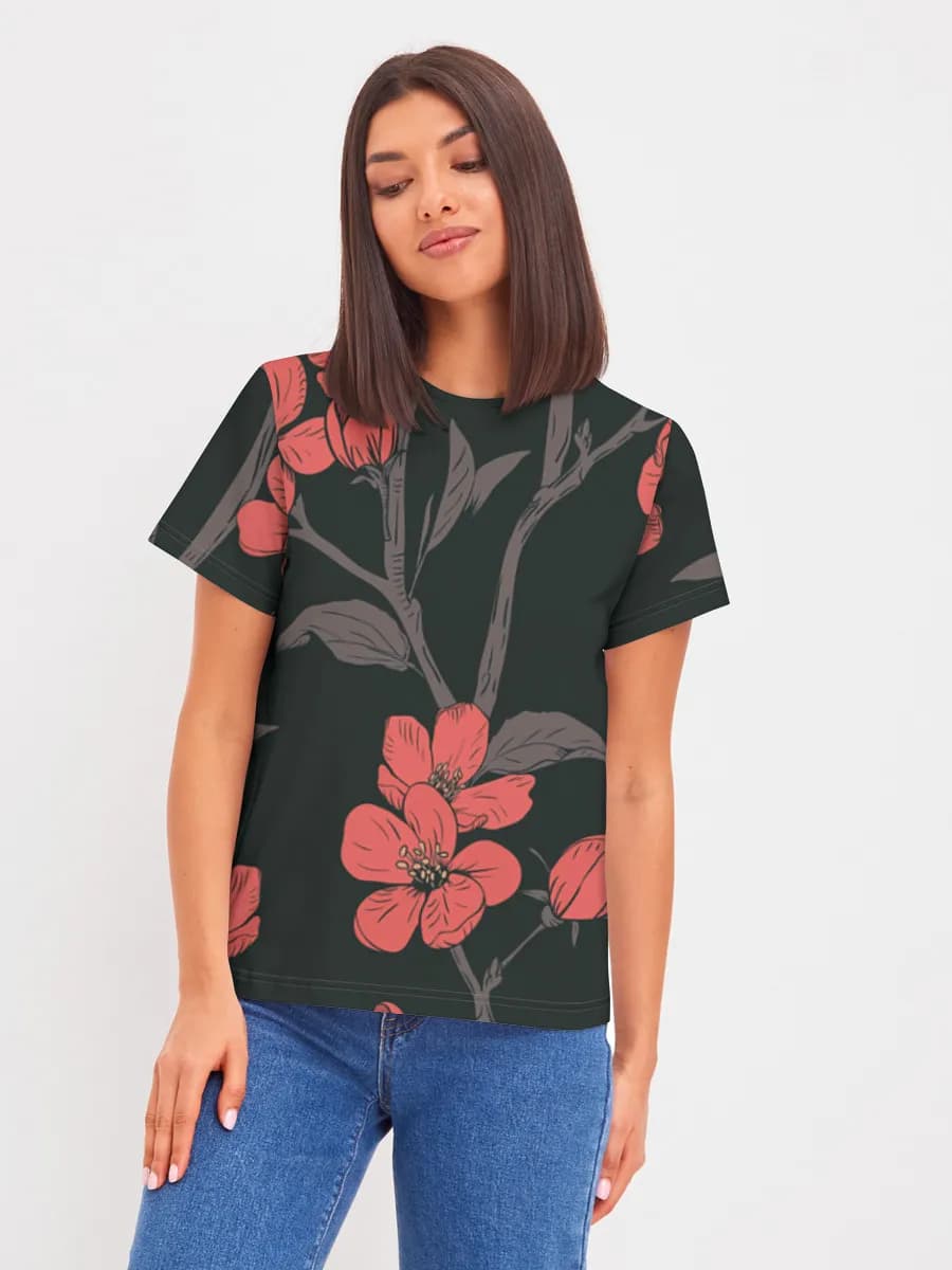 Women's basic cotton T-shirt