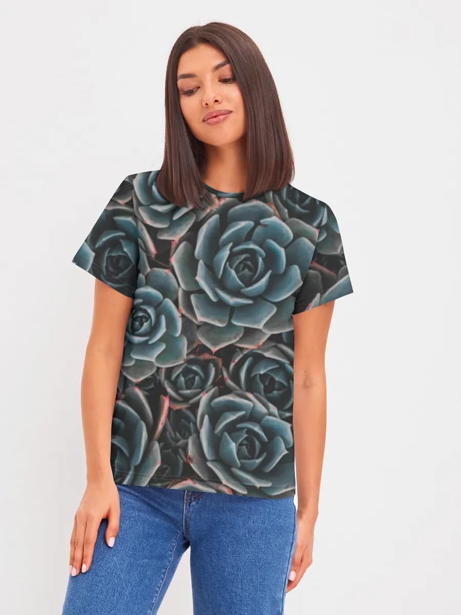 Women's basic cotton T-shirt