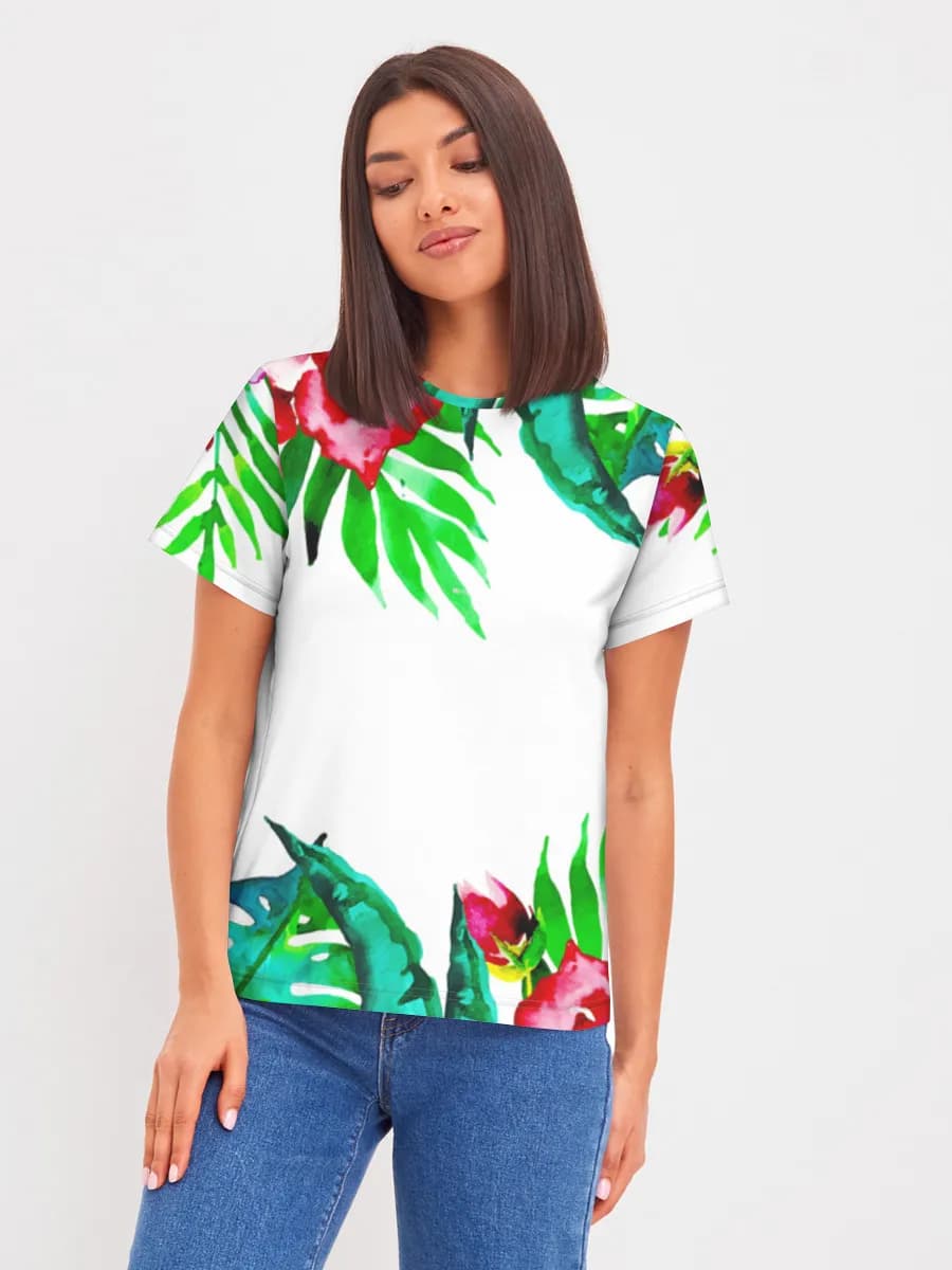 Women's basic cotton T-shirt