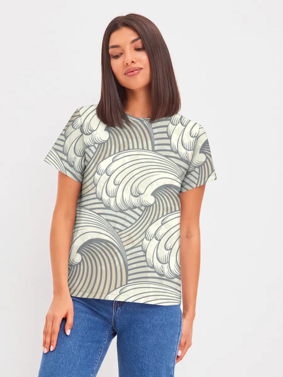 Japanese Wave Illustration