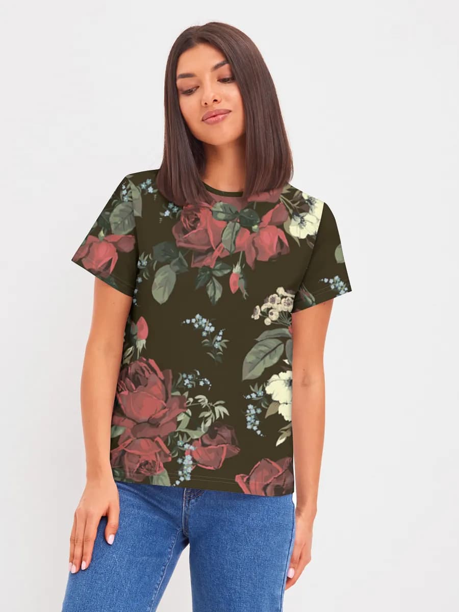 Women's basic cotton T-shirt