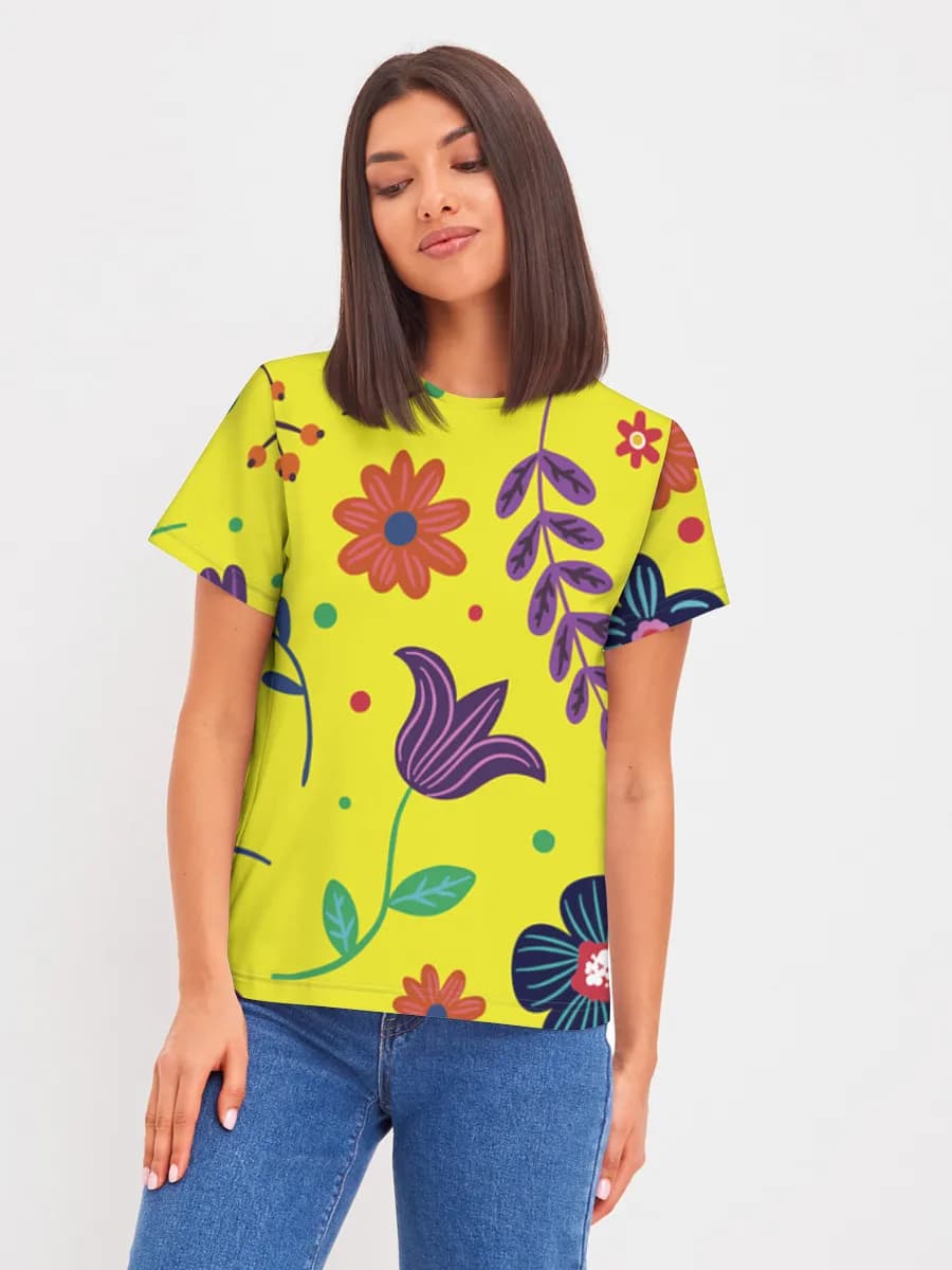 Women's basic cotton T-shirt