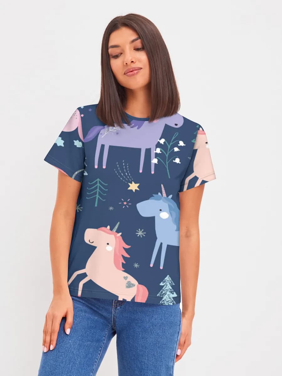 Women's basic cotton T-shirt