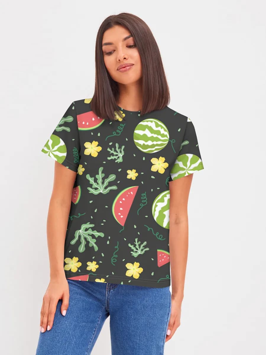 Women's basic cotton T-shirt