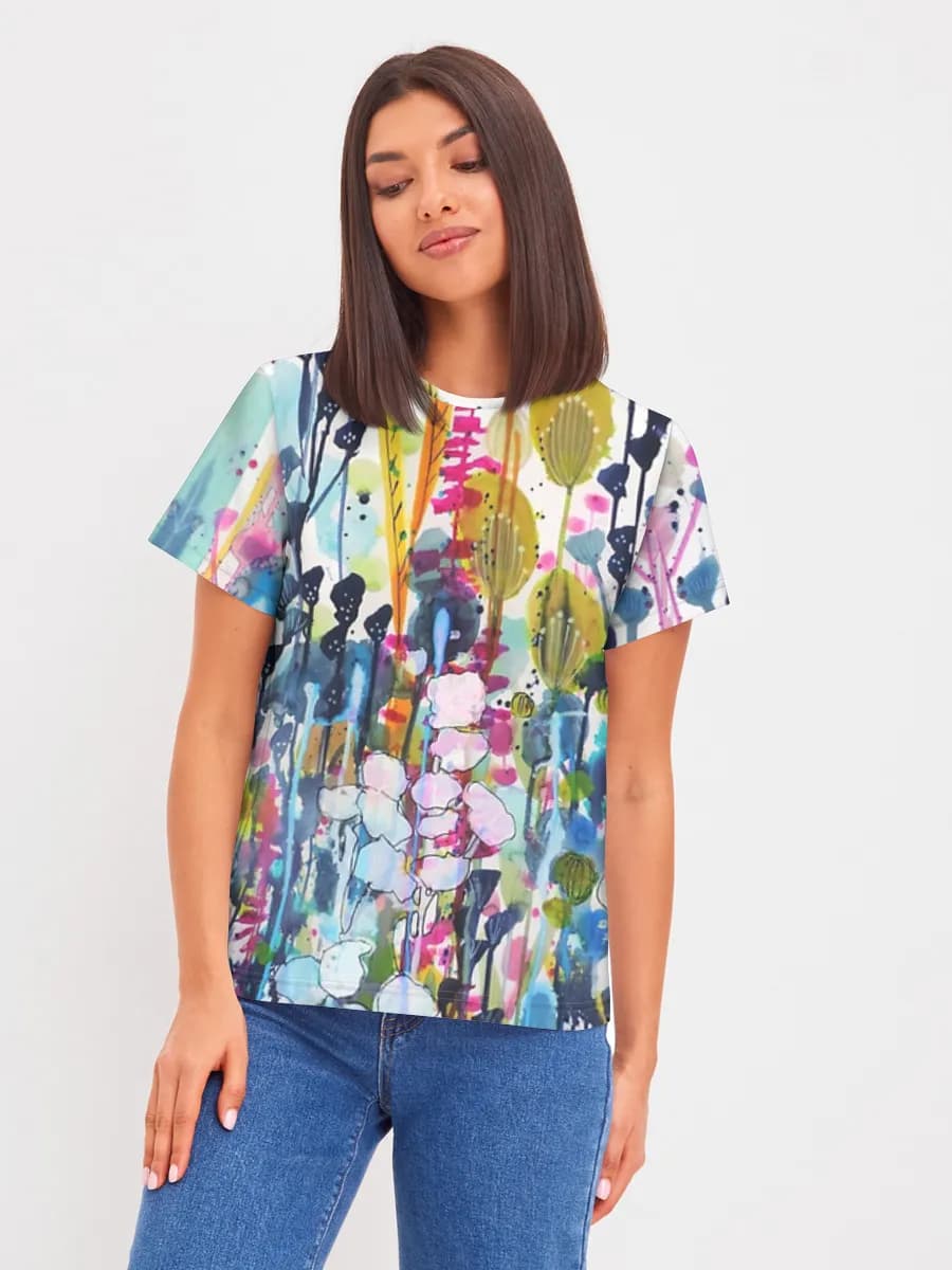 Women's basic cotton T-shirt