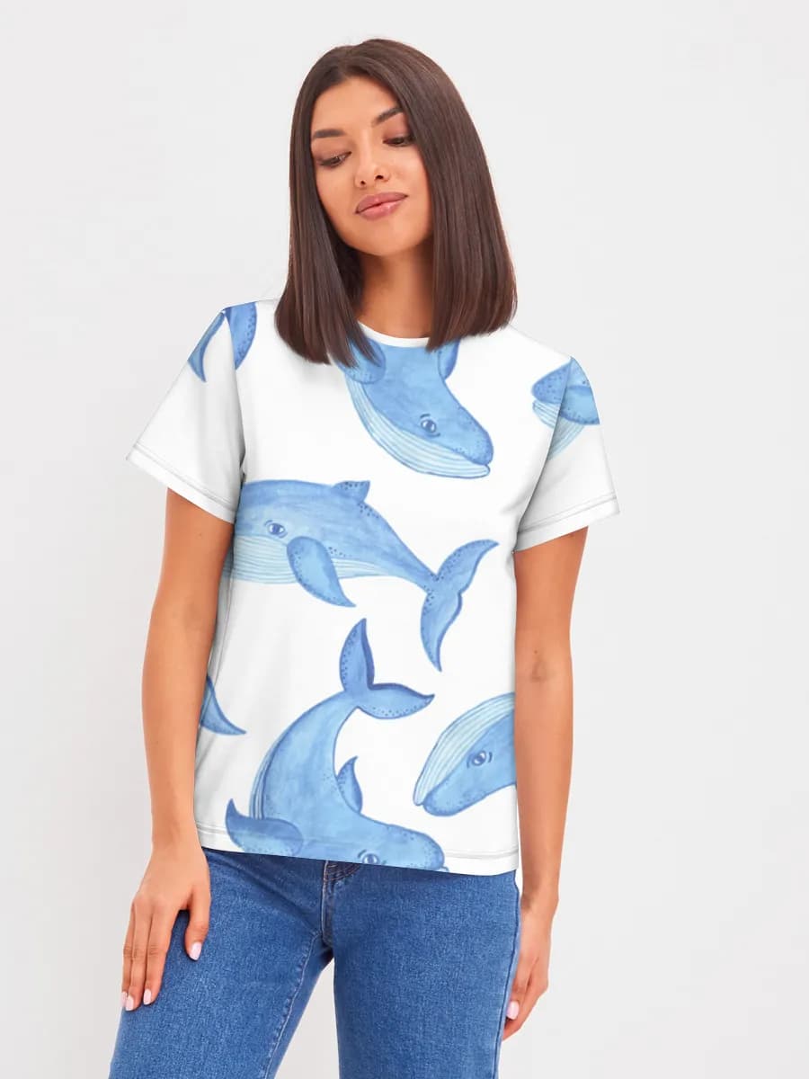 Women's basic cotton T-shirt