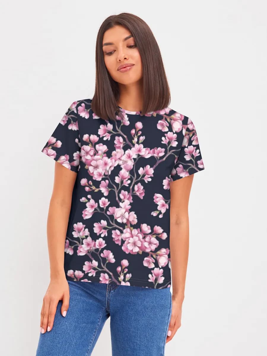 Women's basic cotton T-shirt