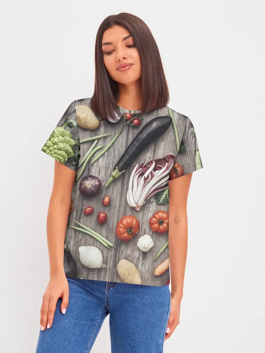 Women's basic cotton T-shirt