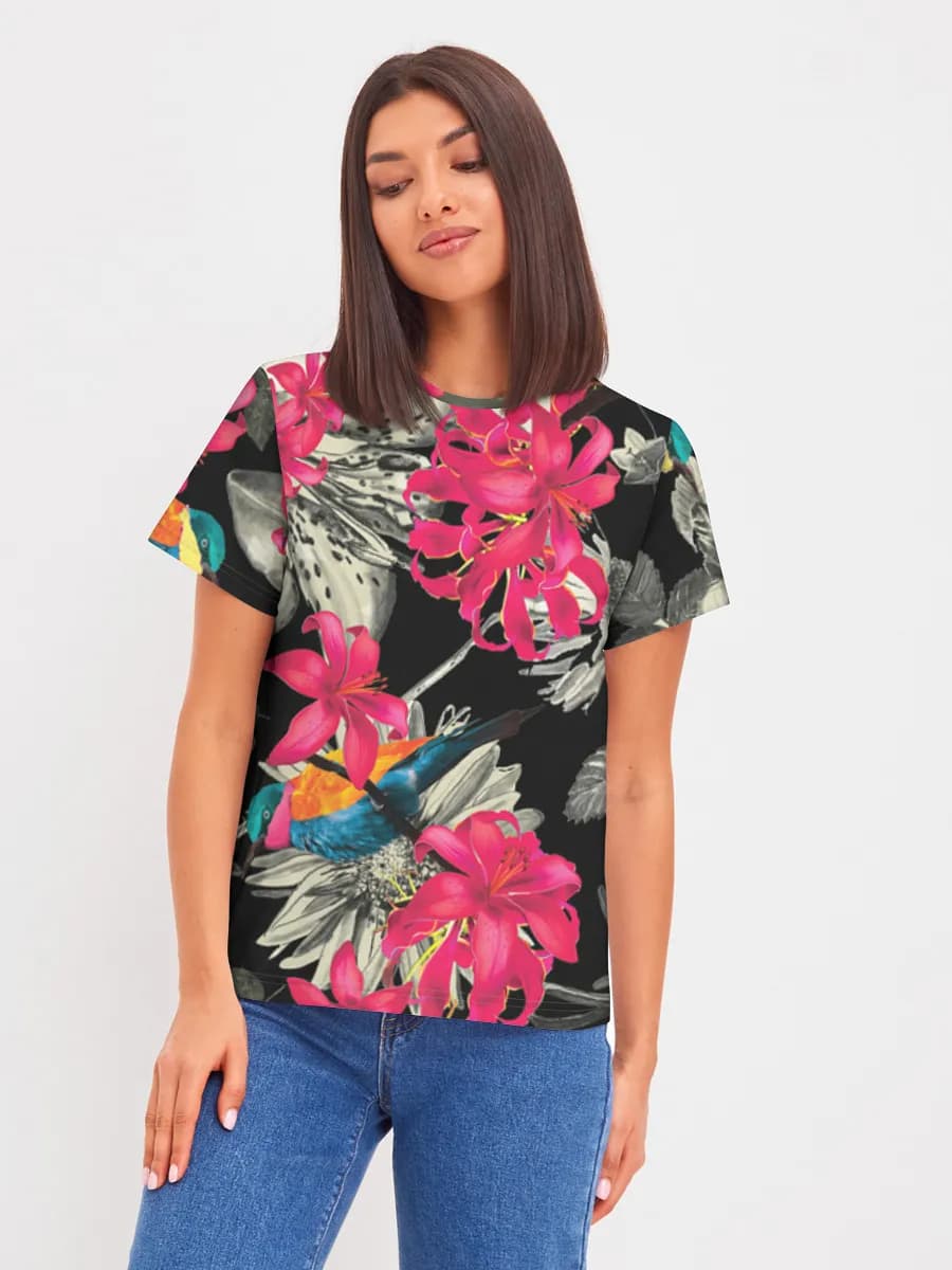 Women's basic cotton T-shirt