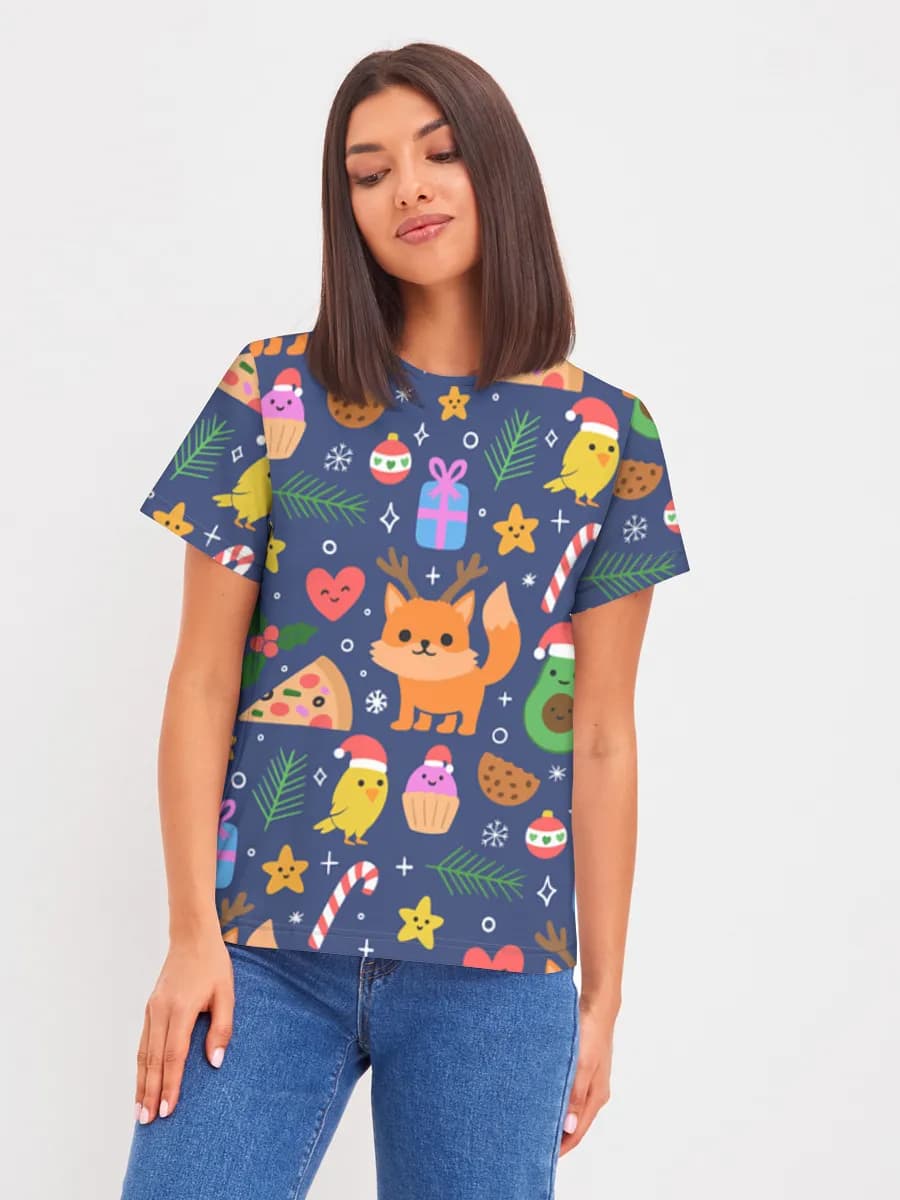 Women's basic cotton T-shirt