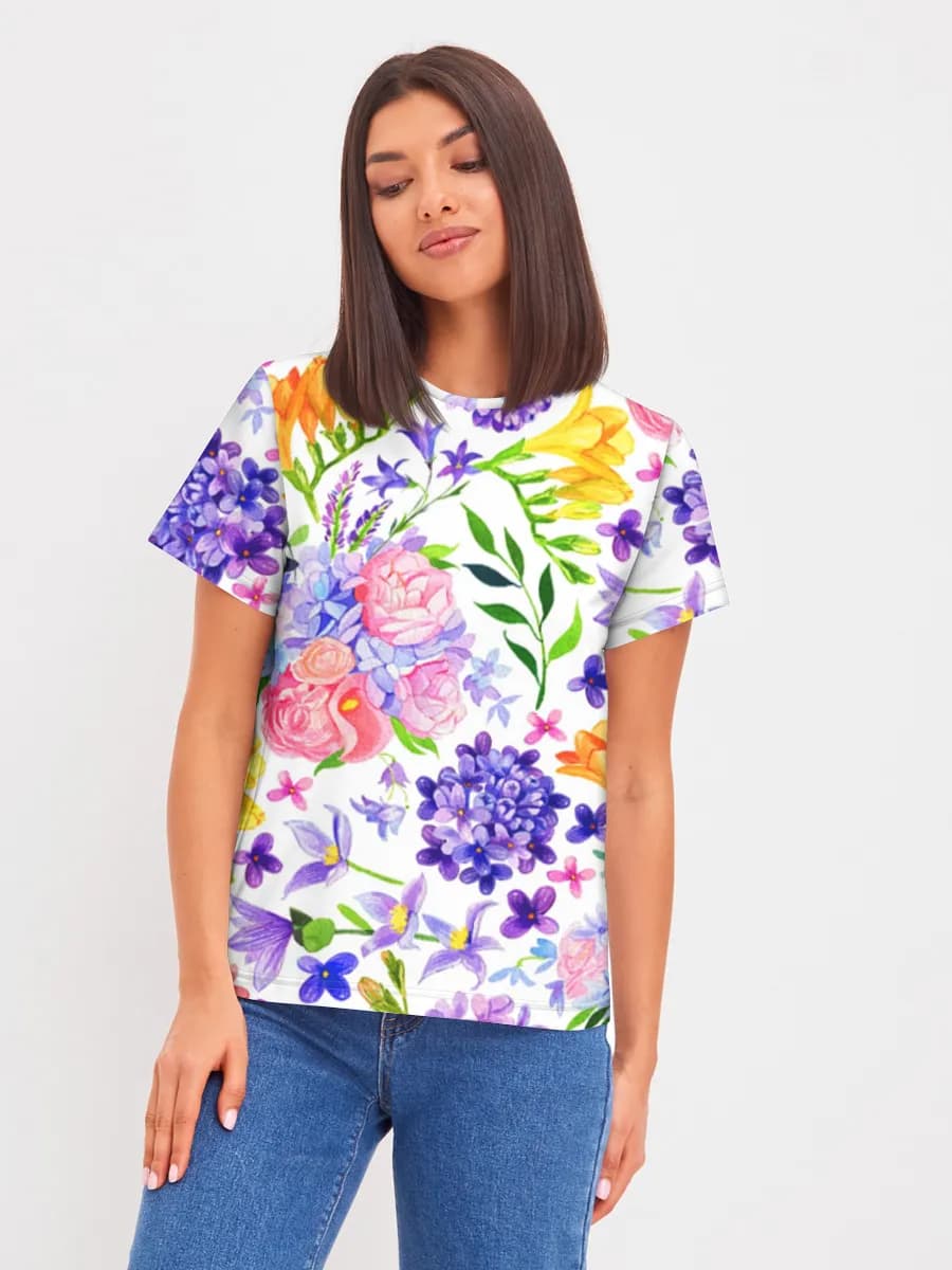 Women's basic cotton T-shirt