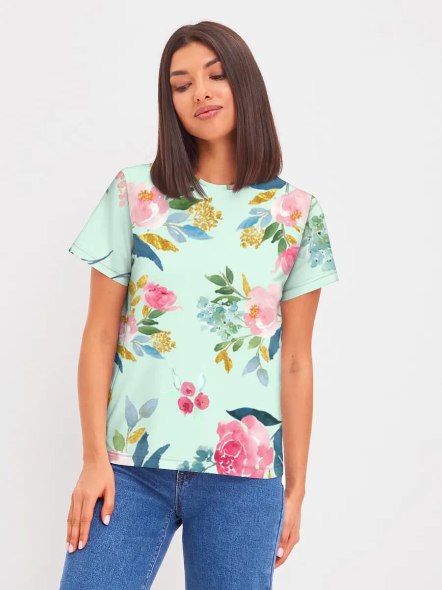 Women's basic cotton T-shirt