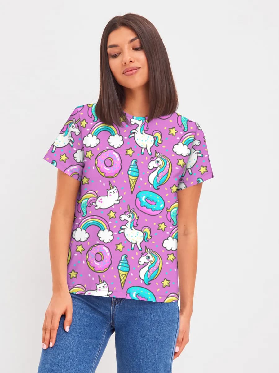 Women's basic cotton T-shirt