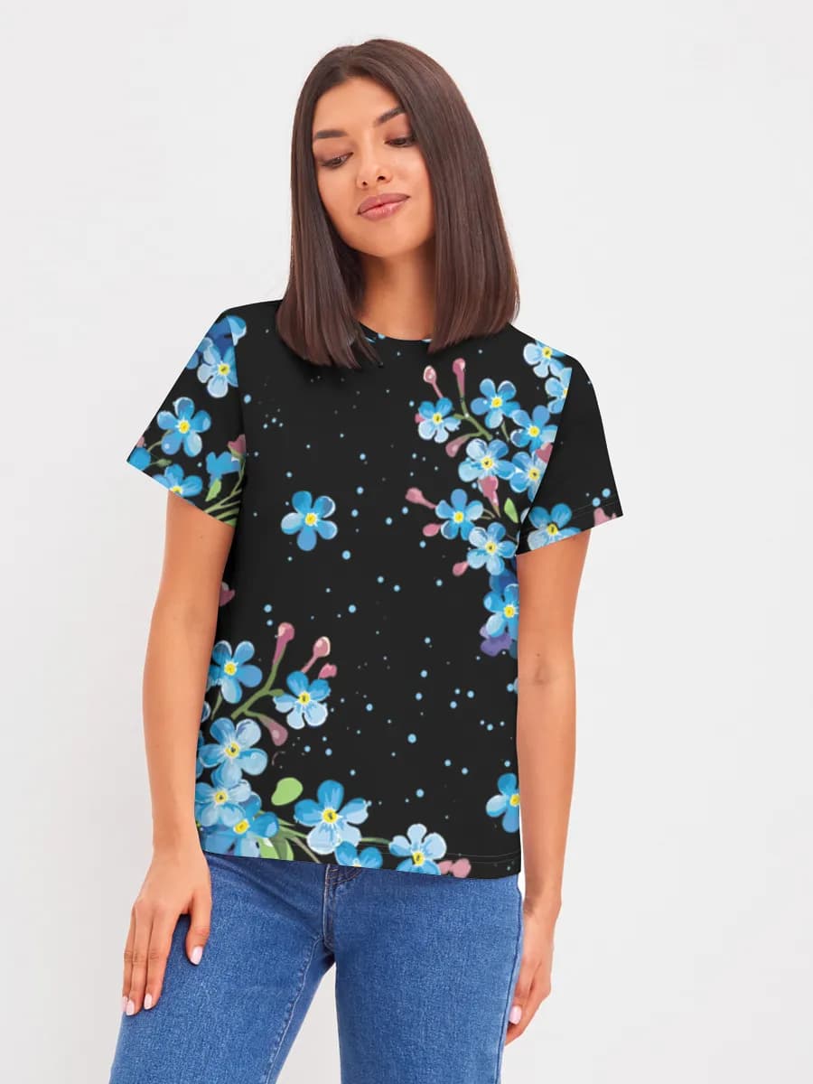 Women's basic cotton T-shirt