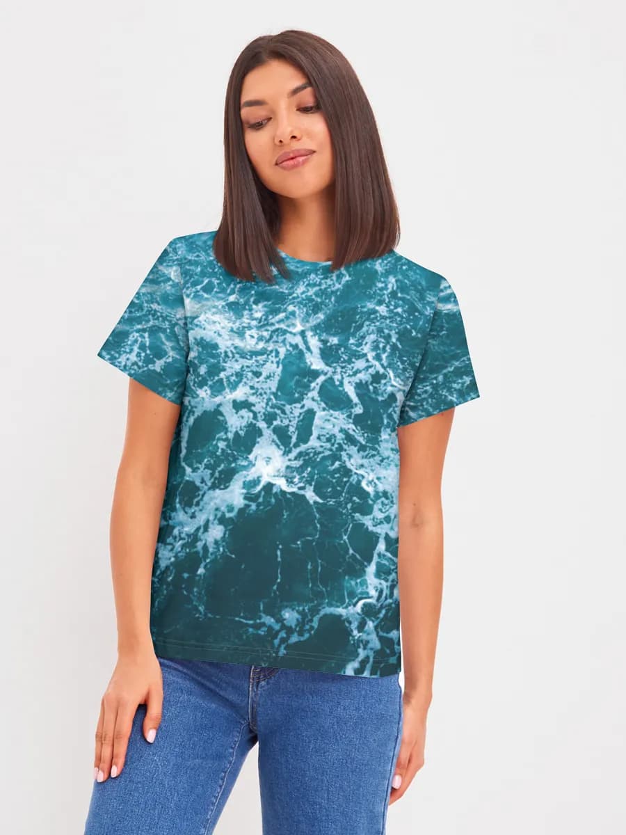 Teal Ocean Waves